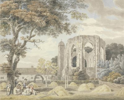 De kapel van het Greyfriars-klooster, Winchester door Michael Rooker